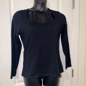 Venus Sexy Black Strappy Women's Top L